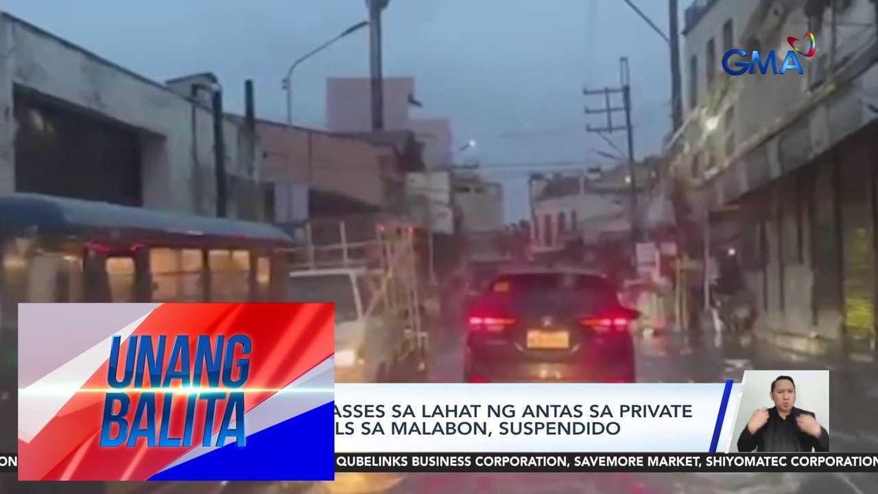 Face-to-face classes sa lahat ng antas sa private at public schools sa Malabon, suspendido | Unang Balita