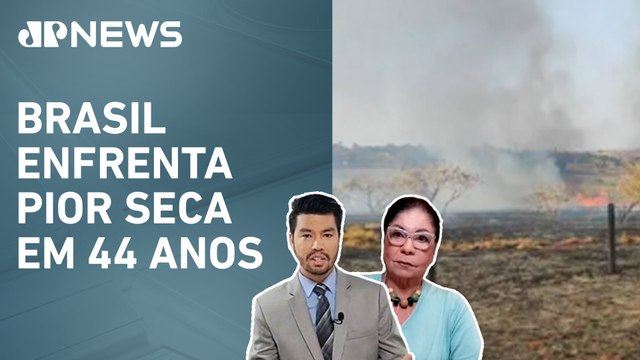 SP deve ter prejuízo de R$ 1 bilhão devido às queimadas; Dora Kramer e Kobayashi analisam