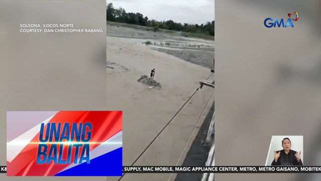 2 lalaki, nailigtas sa rumaragasang ilog - Weather update today (August 27, 2024) | Unang Balita