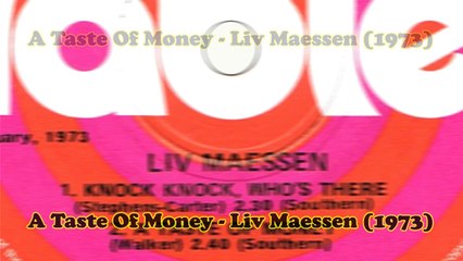 LIV MAESSEN - A Taste Of Money (1973)