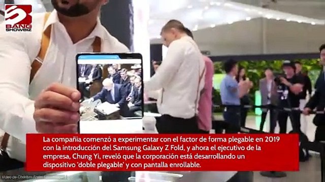 Trabaja Samsung en teléfonos plegables y dispositivos rodantes