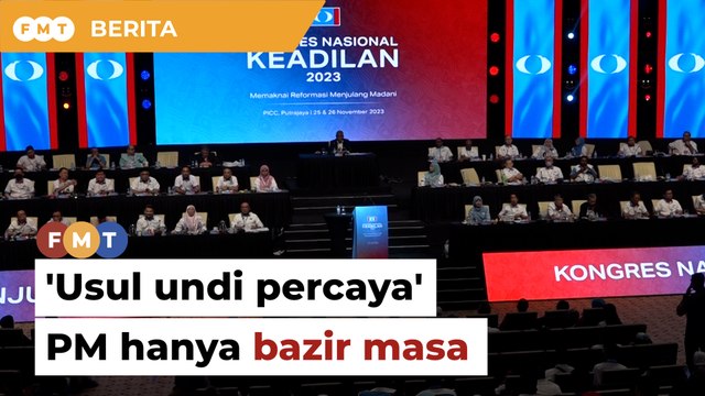 Ulang 'usul undi percaya' PM hanya bazir masa, kata penganalisis