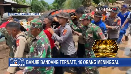 Terbaru! Tim SAR Kembali Evakuasi 2 Korban Banjir Bandang Ternate, Total Ada 16 Korban Jiwa