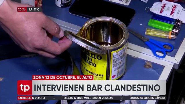 El Alto: Intervienen un bar clandestino en la zona 12 de Octubre donde los pagos eran por QR, dice la Policía