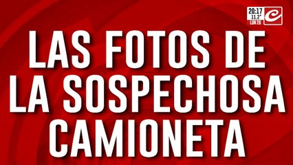 Caso Loan: las fotos de la sospechosa camioneta