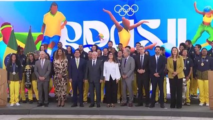 Lula recebe atletas olímpicos