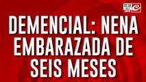 La niña fue al médico por un dolor de panza, pero está embarazada