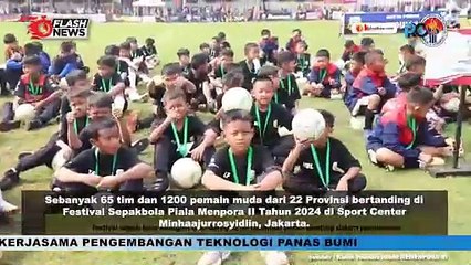 Menpora Dito Buka Festival Sepakbola Piala Menpora Forsgi ke-2 Tahun 2024