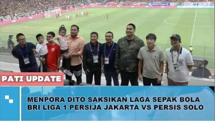 Bersama Shin Tae Yong, Menpora Saksikan Laga Persija Vs Persis di JIS