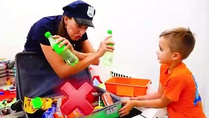 Mom teaches Vlad and Nikki how to behave at the airport