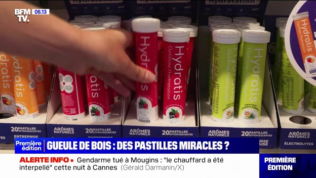 Gueule de bois: les médecins alertent sur les pastilles miracles
