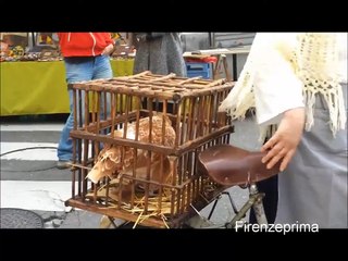 Firenze  corteo storico della civiltà contadina.