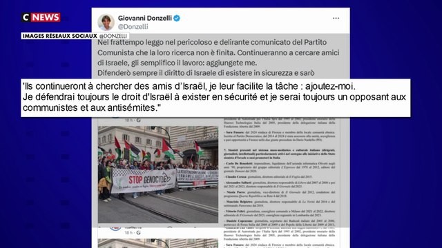 Italie : une liste noire de personnalités juives suscite la polémique