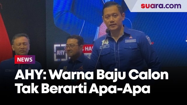 AHY: Warna Baju Calon Kepala Daerah Tak Berarti Apa-Apa, Ini yang Penting Bagi Demokrat