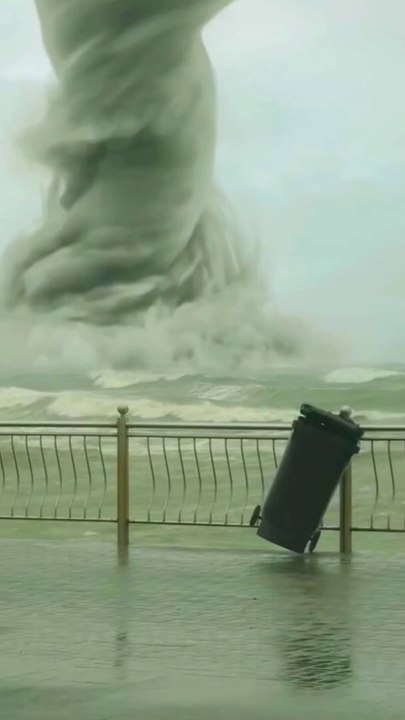 huge fire tornado