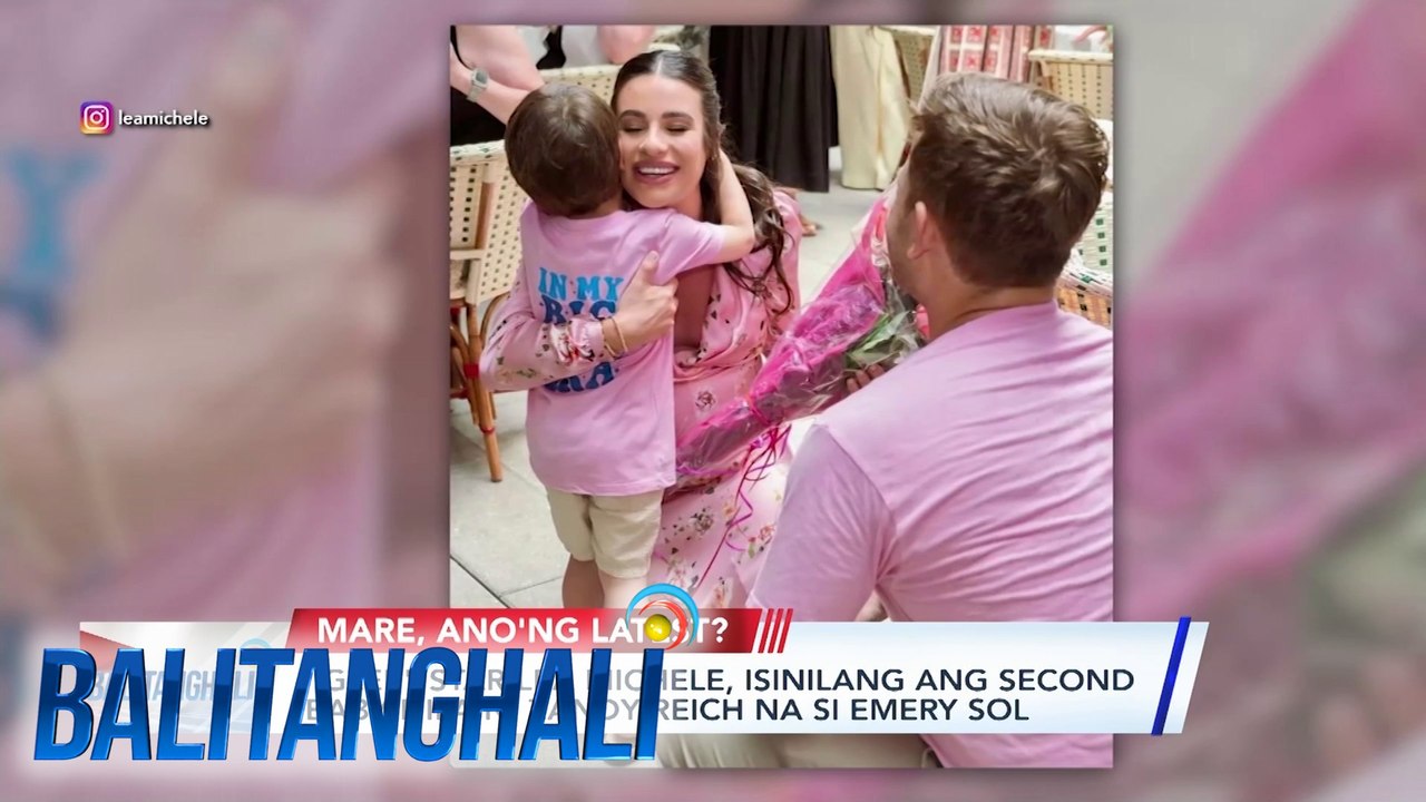 "Glee" star Lea Michele, isinilang ang second baby nila ni Zandy Reich na si Emery Sol | Balitanghali