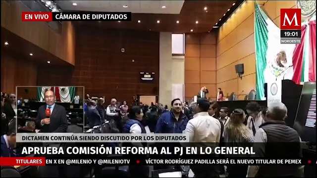 Aprueban en lo general la reforma al Poder Judicial en comisión de San Lázaro