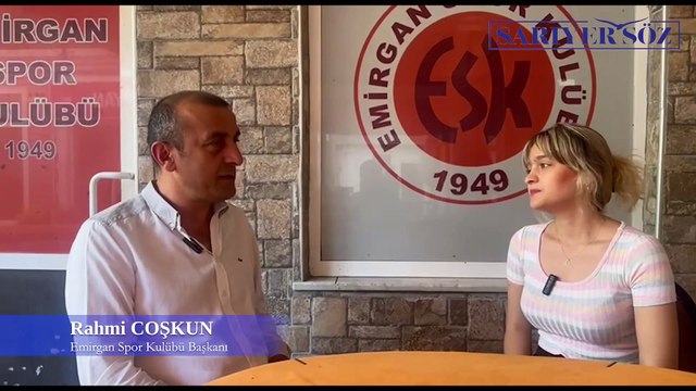 Emirgan Spor Kulübü Başkanı Rahmi Coşkun-Özel Röportaj