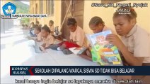 Sekolah Dipalang Warga, Siswa SD Tidak Bisa Belajar