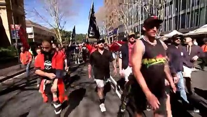 Construction workers walk off the job across the country