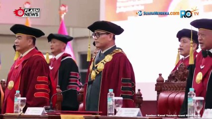 Momen Menhan Prabowo Subianto Hadiri Wisuda 425 Mahasiswa Unhan RI