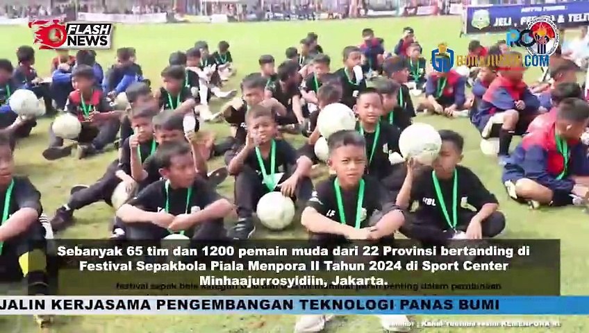 MENPORA DITO BUKA FESTIVAL SEPAKBOLA PIALA MENPORA FORSGI KE-2 TAHUN 2024