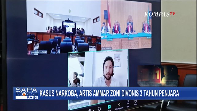 Kasus Narkoba, Artis Ammar Zoni Divonis 3 Tahun Penjara dan Denda Rp 1 Miliar