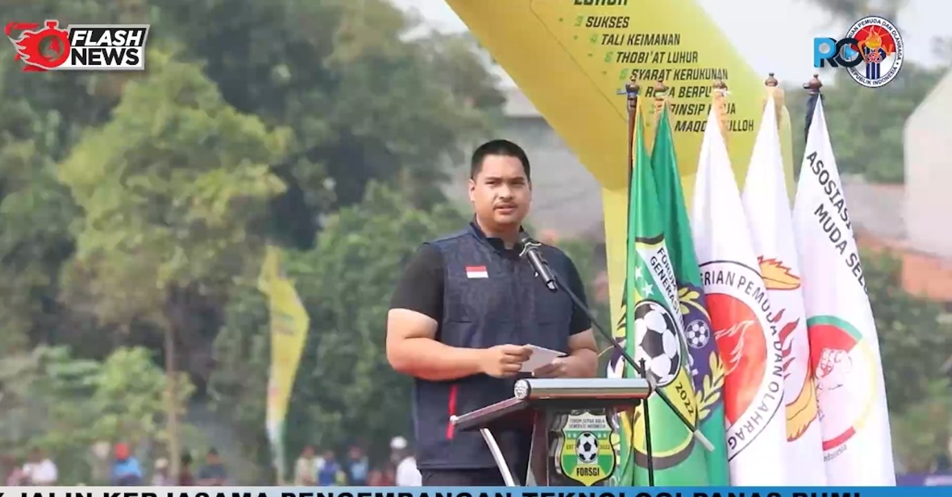 Menpora Dito Buka Festival Sepakbola Piala Menpora FORSGI ke-2 Tahun 2024