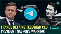 French  President Emmanuel Macron Breaks Silence on Telegram CEO Pavel Durov's Arrest in Paris