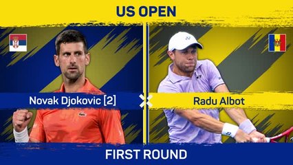 Download Video: Djokovic cruises into second round at US Open