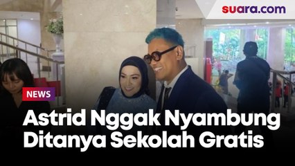 Beri Jawaban Nggak Nyambung Saat Ditanya Soal Sekolah Gratis, Astrid Kuya Langsung "Dibackup" Uya