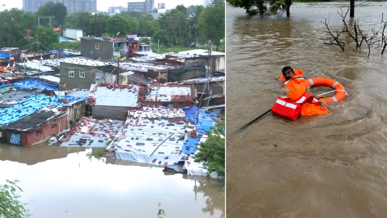 गुजरात में  भारी बारिश से आफत, मौसम विभाग ने गुरुवार तक के लिए जारी की चेतावनी
