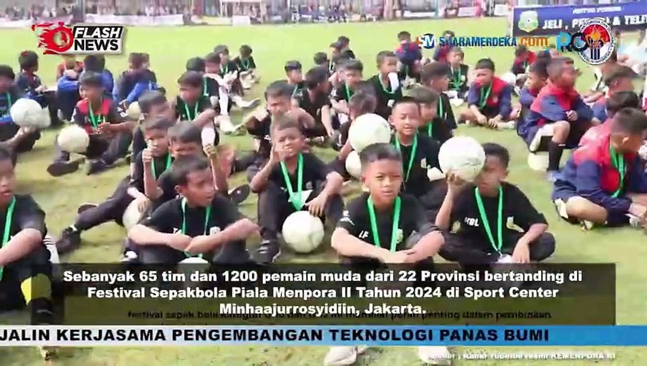 Menpora Dito Buka Festival Sepak Bola Piala Menpora FORSGI Ke-2 Tahun 2024