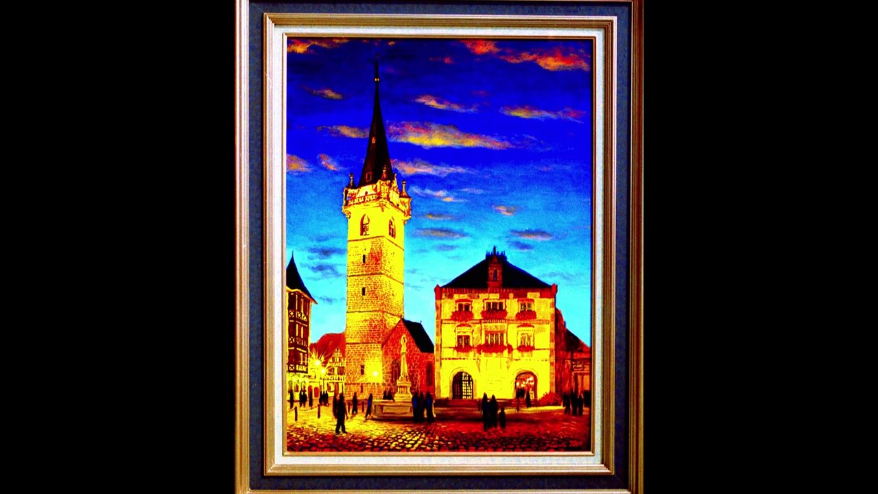 #SuperbeObernaiNocturne10, #Peintures10 , Superbe10  ,#Obernai10 , #Obernai11 ,