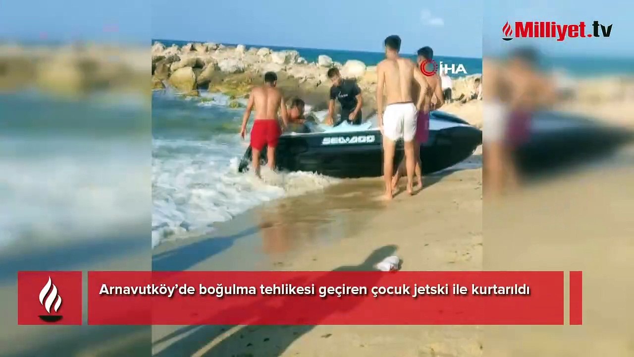 Arnavutköy’de boğulma tehlikesi geçiren çocuk kurtarıldı