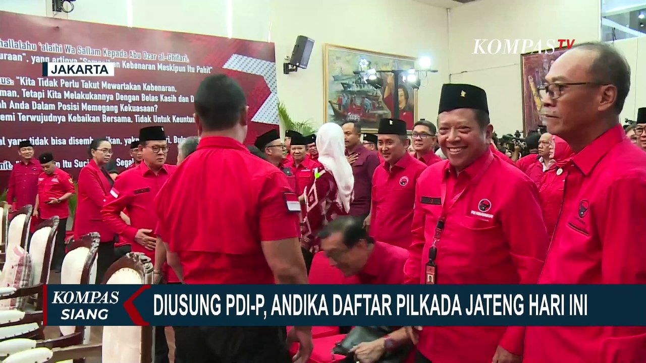 Diusung PDIP, Andika Perkasa Daftar Pilkada Jateng Hari Ini