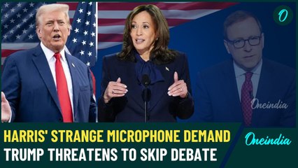 Télécharger la video: Donald Trump Slams ABC News & Kamala Harris for Bias Debate Demands—Will the Showdown Be Canceled?