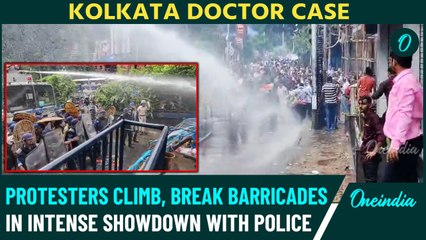 Kolkata RG Kar Case: Kolkata Police Clash with Protesters in Teargas and Lathi Charge Showdown