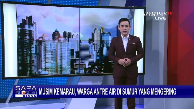 Musim Kemarau, Warga Blora Antre Air di Sumur yang Mengering