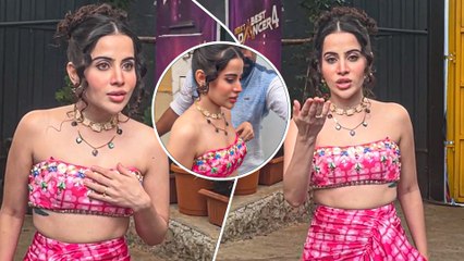Urfi Javed's Crazy Fun Banter With The Paps On The Sets Of India's Best Dancer 4