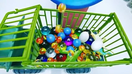 Marble Run Race ☆ HABA Slope & Retro Makita Truck, Garbage Truck Long Version