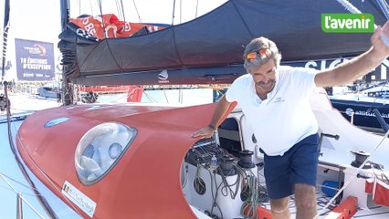 Vendée Globe 2024 : Visite du voilier Imoca de Denis Van Weynbergh