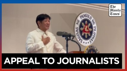 Marcos administers oath to officers of media groups
