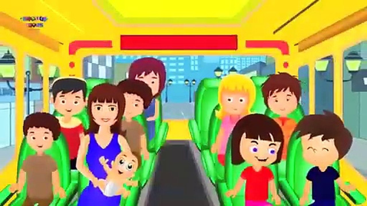 Wheels On The Bus Go Round And Round |  Nursery Rhymes for Kids and Children 2015