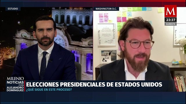 Analista Enrique Perret: Elecciones en EU divididas entre Trump y Kamala Harris