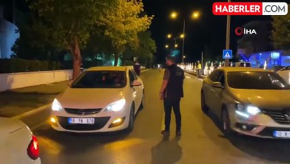 Edirne'de motosiklet denetimini fark edip kaçan sürücüler uygulama alanına geri getirildi