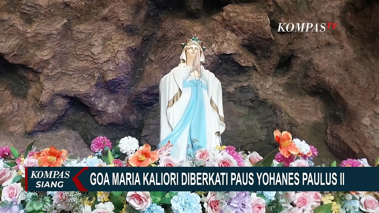 Penampakan Goa Maria Kaliori yang Diberkati Oleh Paus Yohanes Paulus II