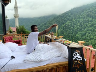 Karadeniz zekasının sınırı yok: Bu bungalovlarda yatak kahvaltıya gidiyor!