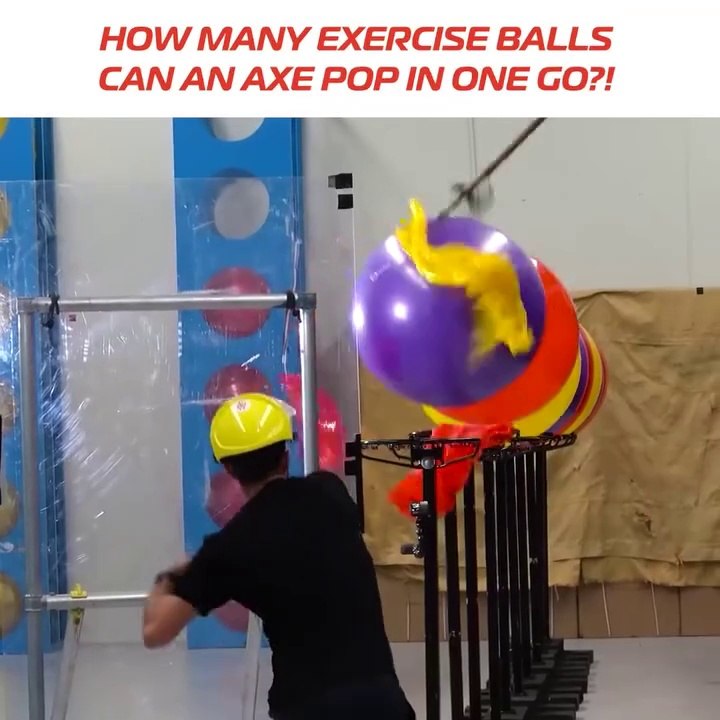 Popping exercise ball ....how much ball can I pop... - video Dailymotion