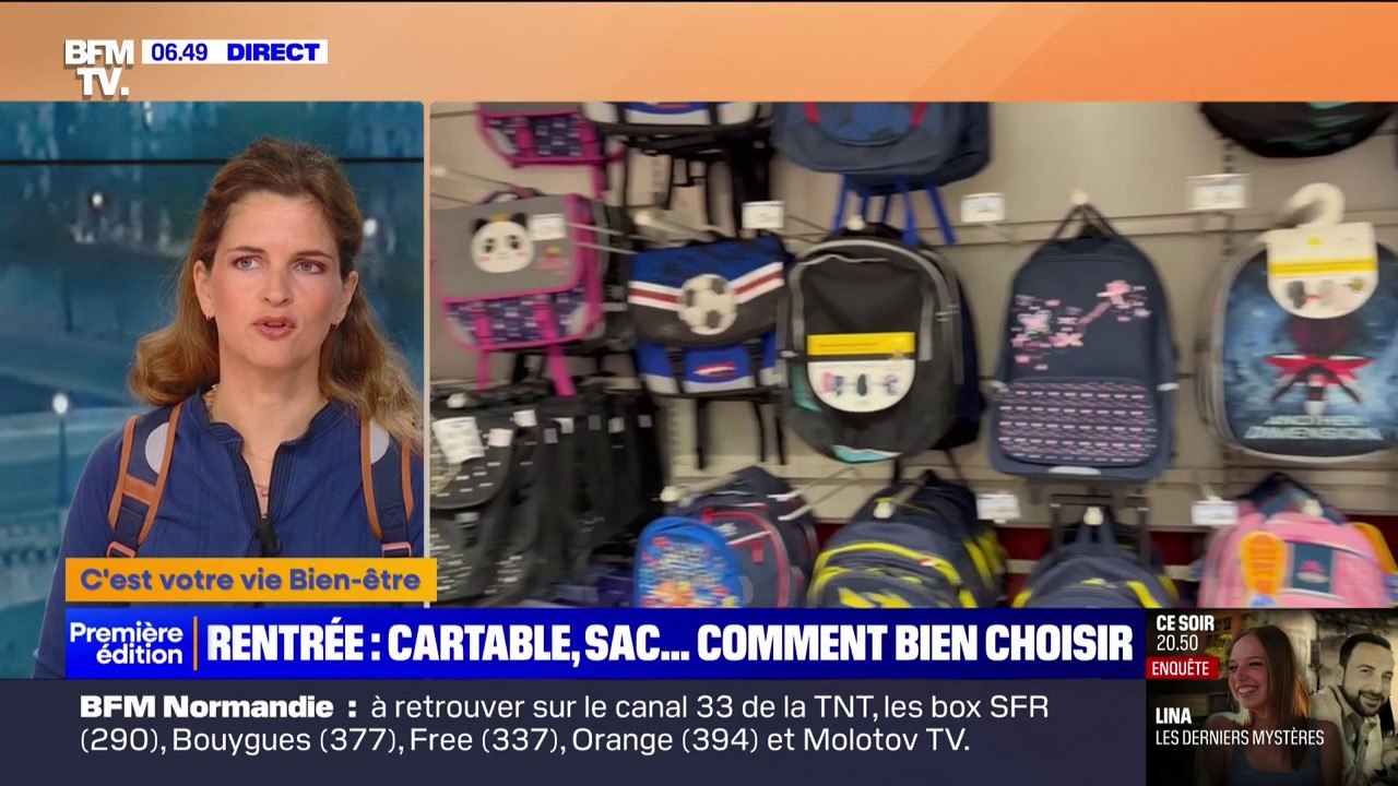 Rentrée: nos conseils pour bien choisir son cartable